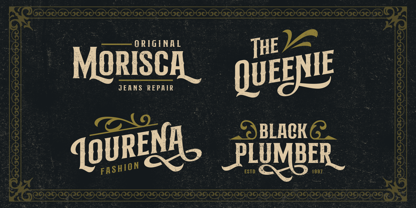 Hermona Extras Font preview